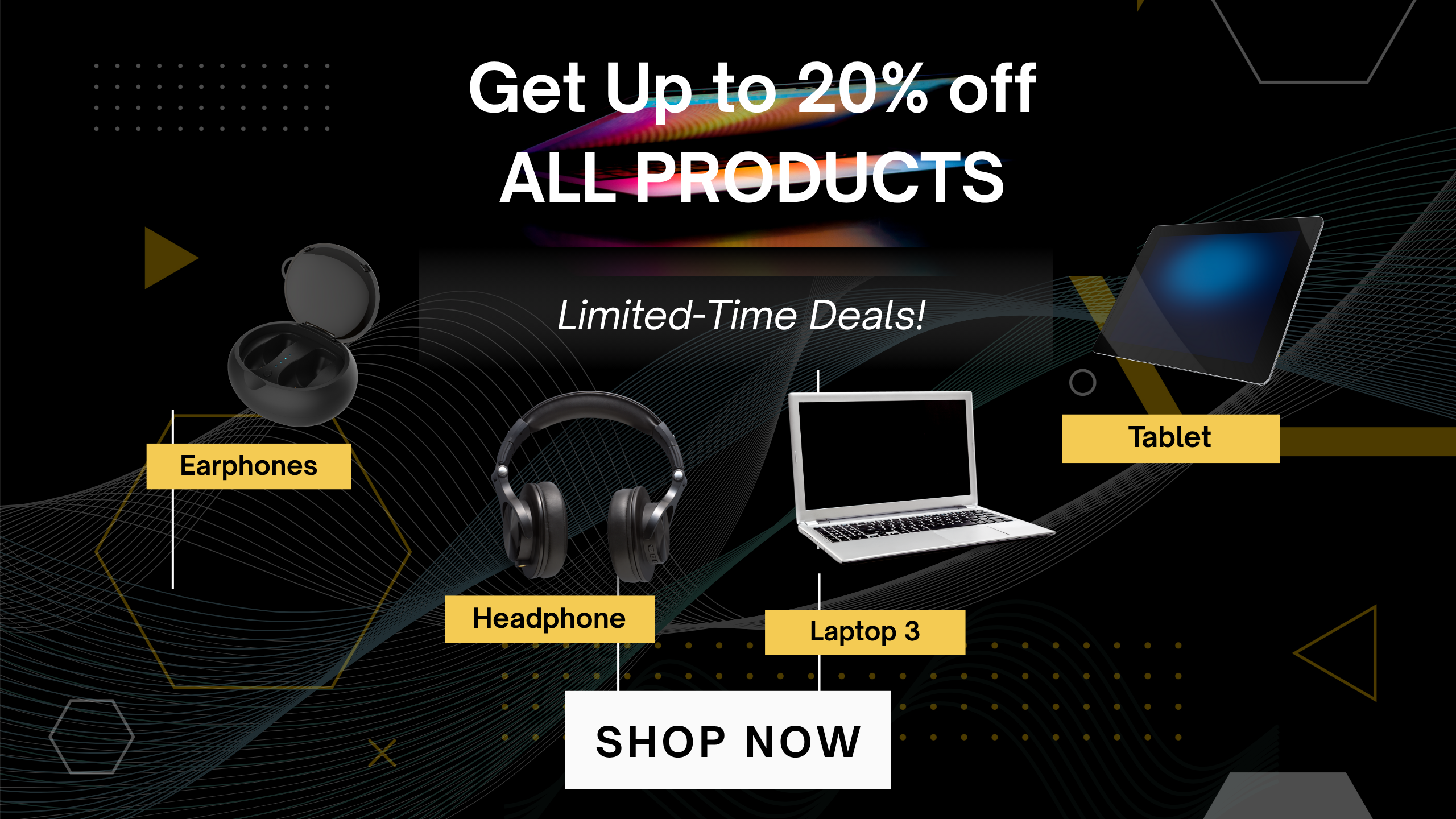 Black Simple Gadget Review YouTube Banner (1)